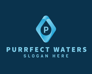 Water Drop Liquid logo design