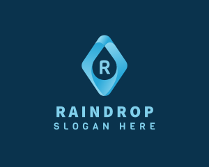 Water Drop Liquid logo design