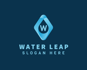 Water Drop Liquid logo design