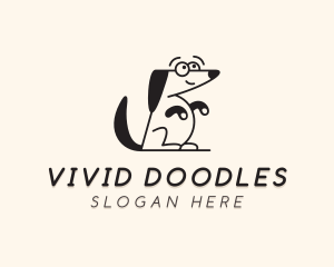 Dog Puppy Pet  logo design