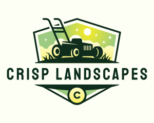 Lawn Mower Landscaping logo