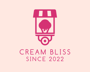 Ice Cream Cart logo design