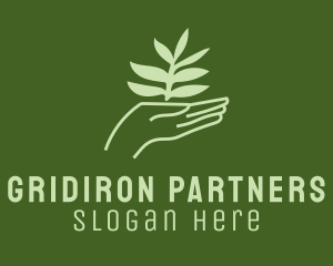 Plant Hand Farming  Logo