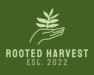 Plant Hand Farming  logo design