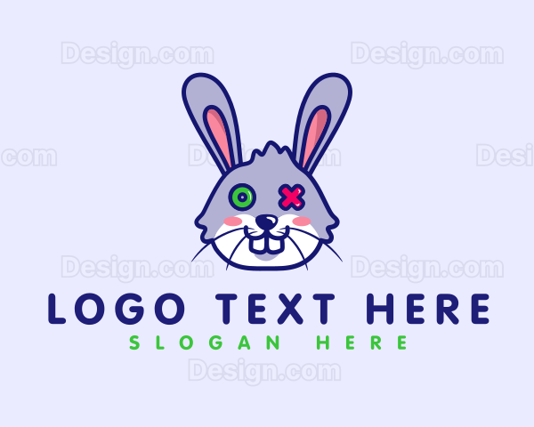 Bunny Rabbit Gamer Logo