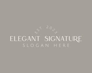 Elegant Brand Business logo design