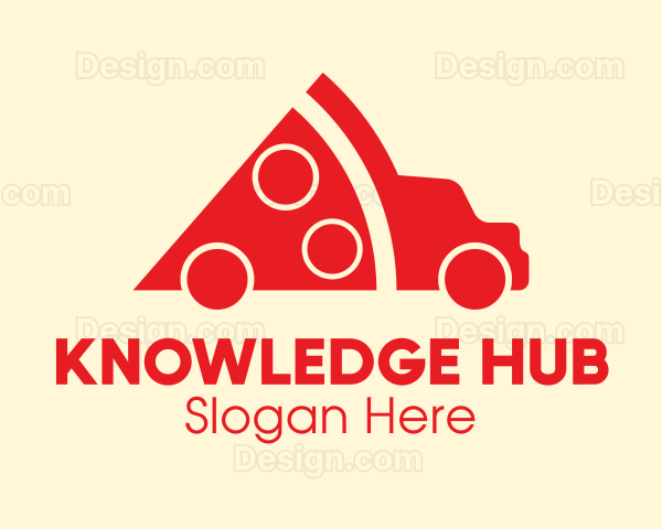 Pizza Truck Delivery Logo