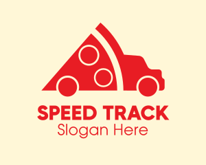 Pizza Truck Delivery logo design