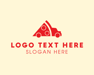 Pizza Food Truck Delivery logo