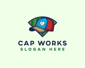 Baseball Sports Cap logo design