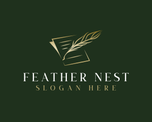 Writing Feather Document logo