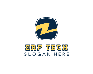 Electrical Letter Z logo design