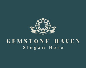 Ruby Gemstone Jewelry logo design