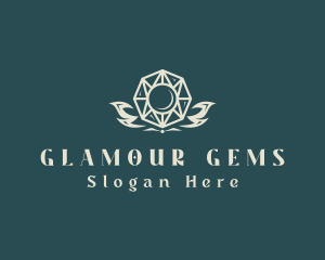 Ruby Gemstone Jewelry logo design