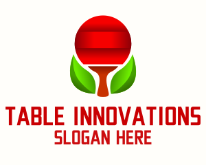 Table Tennis Racket logo