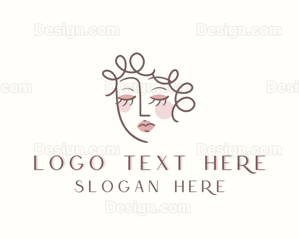 Creative Woman Makeup Logo