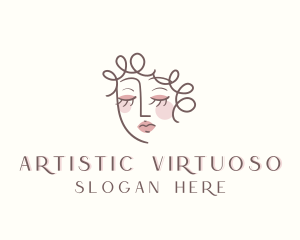 Creative Woman Makeup logo design