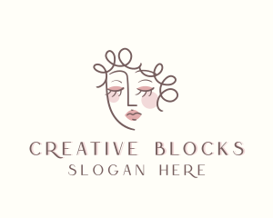 Creative Woman Makeup logo design