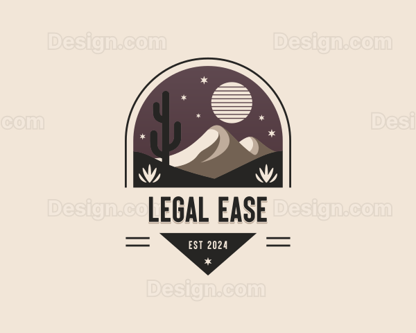 Sand Desert Travel Logo
