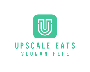  Letter U App Icon logo design