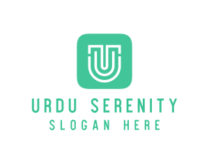  Letter U App Icon logo design