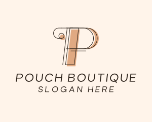 Business Boutique Letter P  logo design