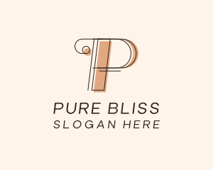 Business Boutique Letter P  logo design