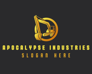 Industrial Excavator Contractor logo design