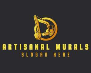 Industrial Excavator Contractor logo design