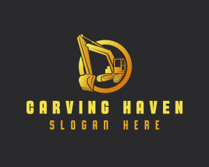 Industrial Excavator Contractor logo design