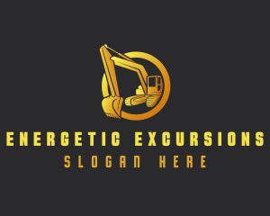 Industrial Excavator Contractor logo design