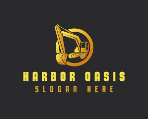 Industrial Excavator Contractor logo design