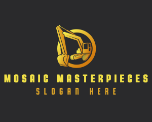 Industrial Excavator Contractor logo design