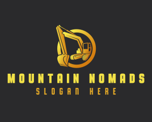 Industrial Excavator Contractor logo design