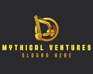 Industrial Excavator Contractor logo design