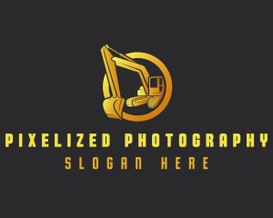 Industrial Excavator Contractor logo design