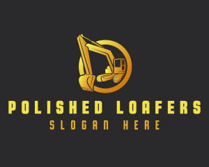 Industrial Excavator Contractor logo design