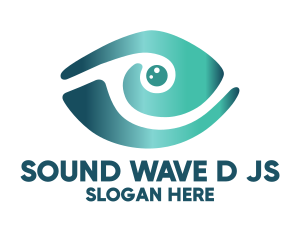 Abstract Marine Eye  logo design