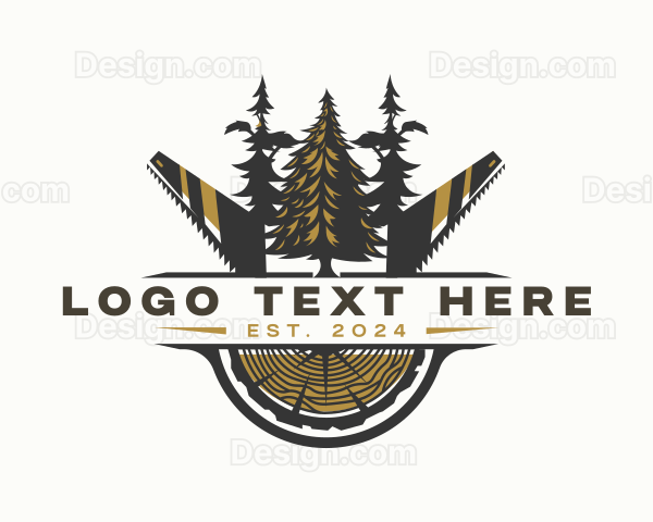 Carpentry Woodwork Construction Logo