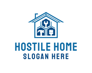 Home Repair Tools logo design