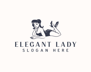 Sexy Pinup Lady logo design