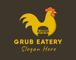 Chicken Hamburger Restaurant logo design