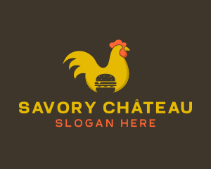 Chicken Hamburger Restaurant logo design