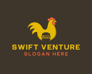 Chicken Hamburger Restaurant logo design