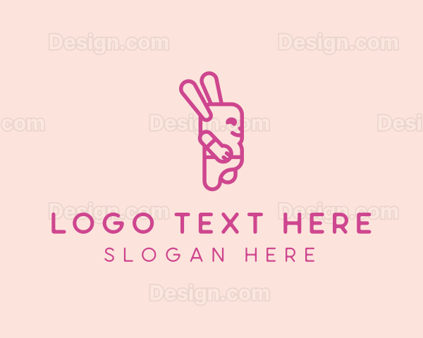 Pink Chubby Bunny Logo