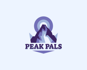 Adventure Mountain Peak  logo design