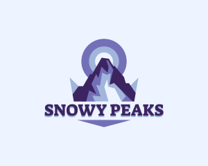 Adventure Mountain Peak  logo design