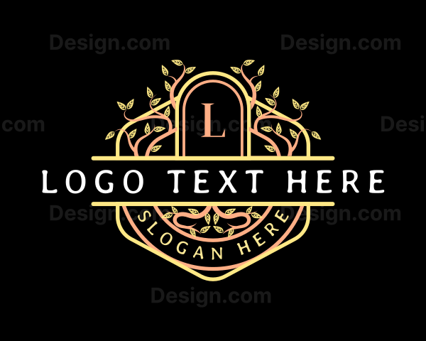 Elegant Lawn Care Ornament Logo