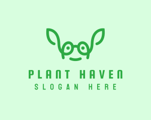 Cute Plant Elf logo design