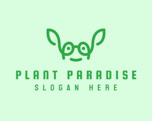 Cute Plant Elf logo design